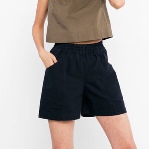 Elizabeth Suzann Clyde Shorts Cotton Canvas Black